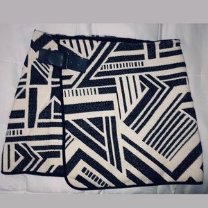 Zara Aztec wrap skirt